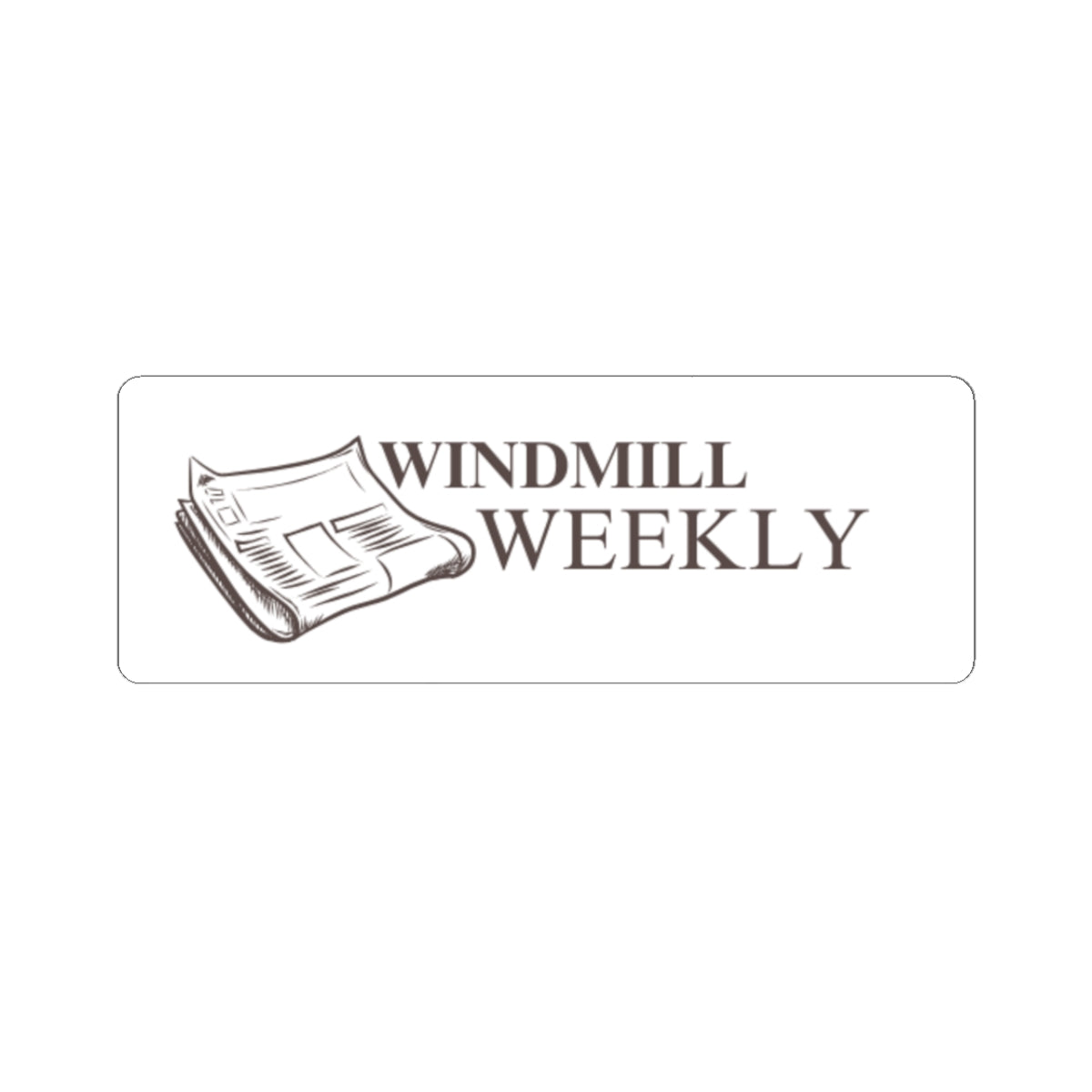 Vintage Windmill Weekly sticker